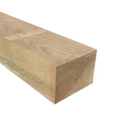 4x3 timber pressure treated rectangular sawn timber with a durable finish, ideal for fencing, landscaping, and general outdoor projects