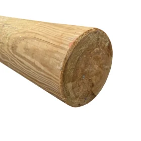2.4m x 200mm Machined Round Post Pointed UC4 - Image 2