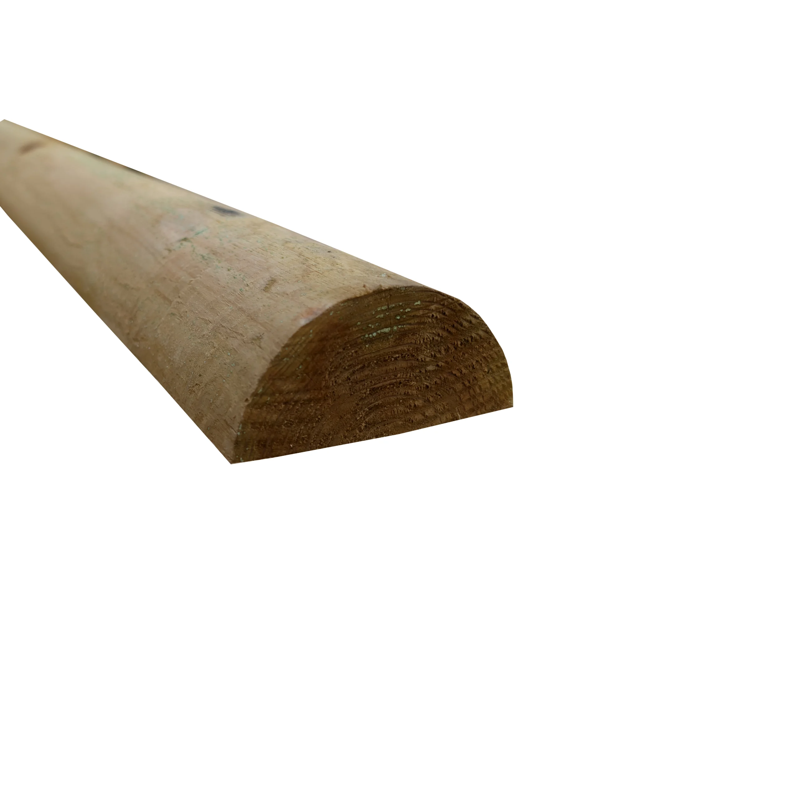 3.66m x 75mm Half Round Rail