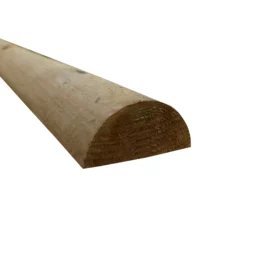 3.66m x 85mm Half Round Rail