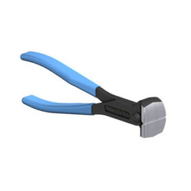 8" end cutters, blue handles with black jaws.