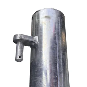 Inverted Hook Gate Posts Galvanised - 116mm Diameter