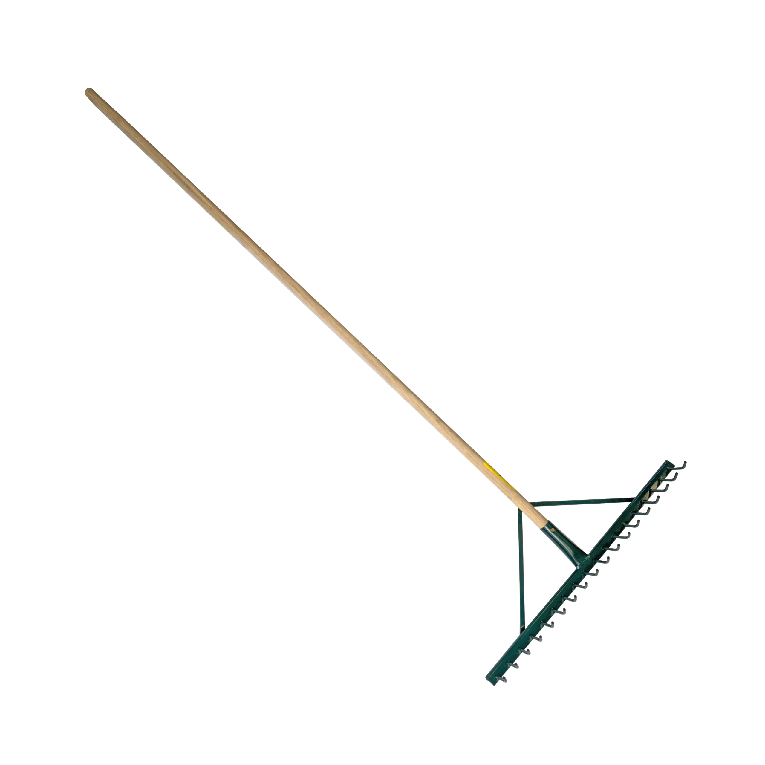 18T Metal Landscape Rake with Grading Bar - Image 2