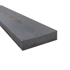 150x38 creosoted boards, dark brown.