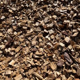 loose woodchip up close