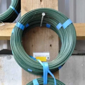 Green Plastic Coated Line Wire
