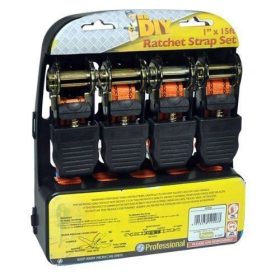 4 x Ratchet Strap Set