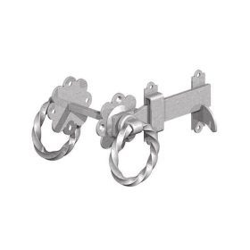Pre-Packed GALV 6" Twisted Ring Gate Latch