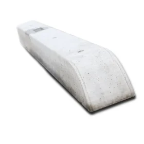A concrete repair spur on a white background