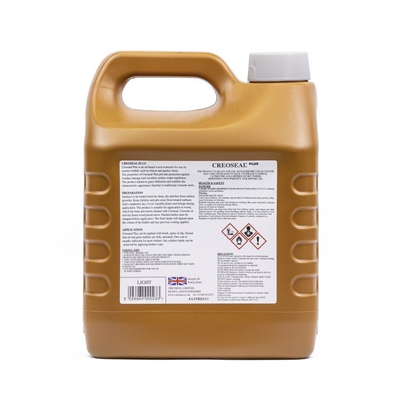 4Ltr Creoseal Light Brown - Image 2