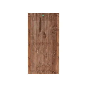 Brown Economy gate on white background