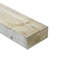 c24 95x45 timber, pressure treated green on a white background.