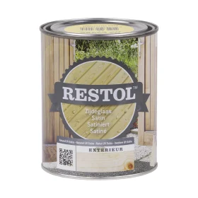 A 1 litre tin of Restol UV Extra wood oil