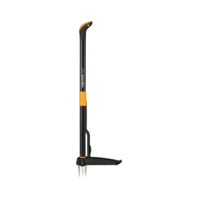 Fiskars weed puller on white background