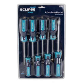 8 Piece Screwdriver set on white background