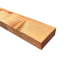 an photo of a brown timber rail coming from the top left of frame at an angle to the middle