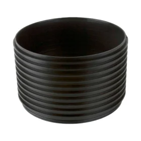 A 315mm diameter shallow access chamber riser with 185mm invert against a white background