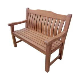 Boston Comfy Bench 2 Seat 120cm Curved Back