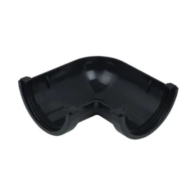 FloPlast Half Round 90 Degree Gutter Angle 112mm (Black)