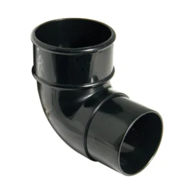 FloPlast Round 92 Degree Bend 68mm (Black)