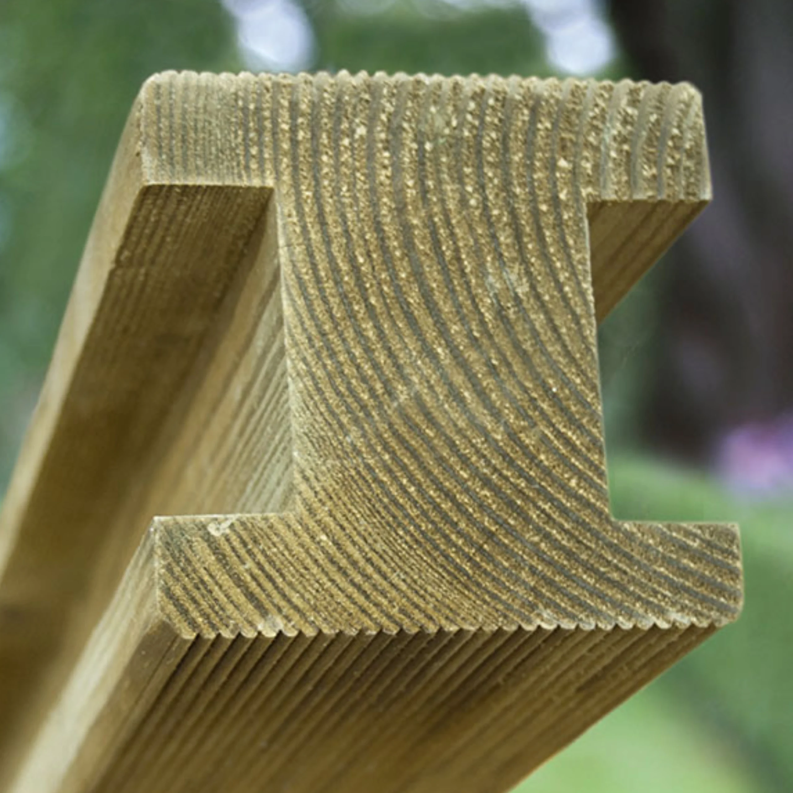 2.4m x 90mm x 90mm Ribbed H Slotted Fence Post