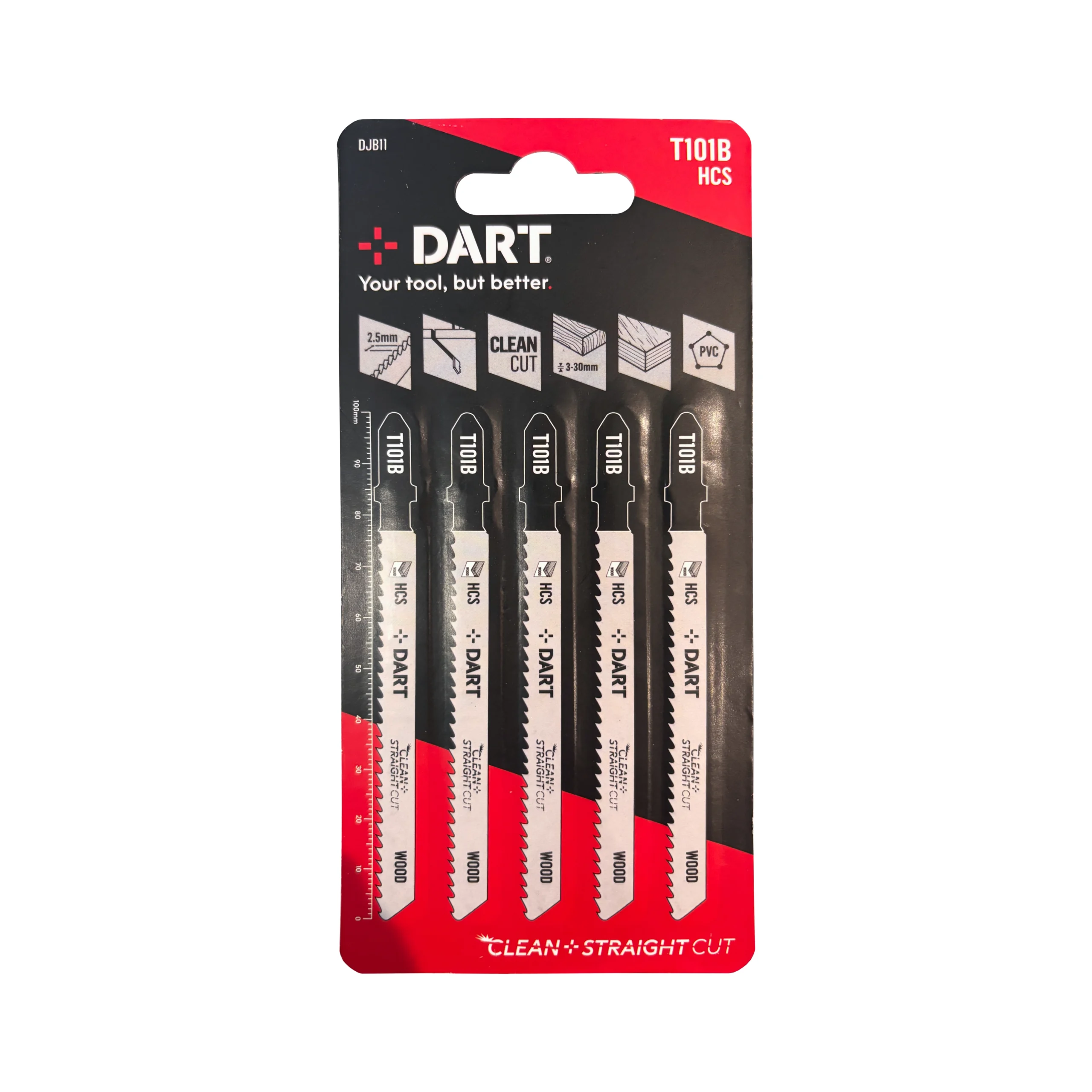Dart T101B Wood Jigsaw Blades (5pp)