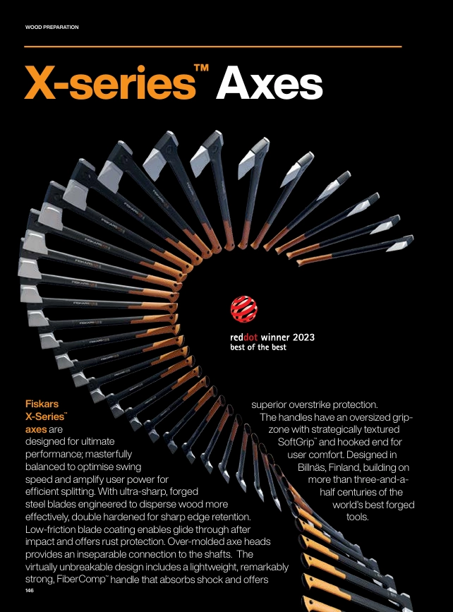 Fiskars X36 Extra Long Super Splitting Axe - Image 3