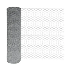 Tornado rabbit netting 50m roll premium galvanised after manufacture hex mesh fencing for rabbit control.