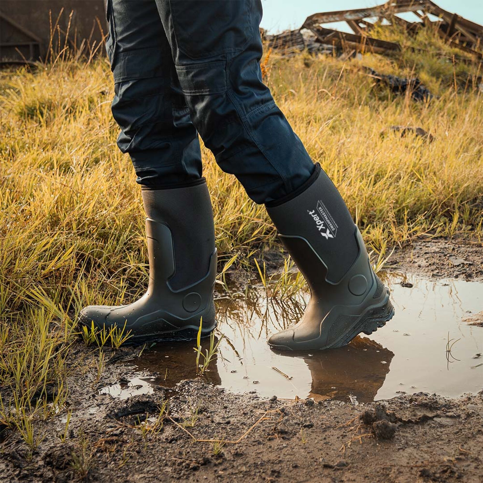 Swampmaster Pro Ranger S5S Safety Neoprene Wellington - Image 9